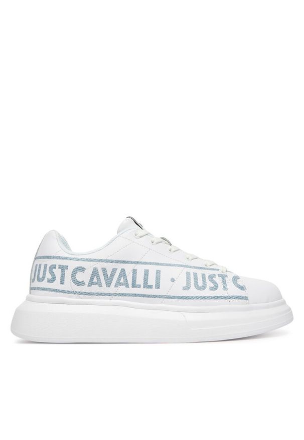 Sneakersy Just Cavalli. Kolor: biały
