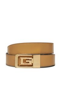 Guess Pasek Damski BW9207 P5130 Brązowy. Kolor: brązowy. Materiał: skóra