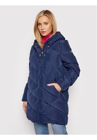EA7 Emporio Armani Płaszcz zimowy 6KTL10 TN8AZ 1554 Granatowy Regular Fit. Kolor: niebieski. Materiał: syntetyk. Sezon: zima