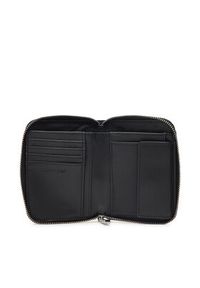 Calvin Klein Portfel damski Embossed Logo Medium Zip Around K60K612965 Czarny. Kolor: czarny. Materiał: skóra #3