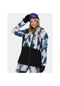 FUNDANGO - Kurtka Narciarska Damska Fundango Celine. Kolor: różowy, niebieski, wielokolorowy, czarny. Sezon: zima. Sport: narciarstwo #1