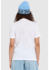 DSQUARED2 Biały t-shirt damski z logo icon, Rozmiar L. Kolor: biały. Materiał: bawełna #5