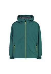 Kurtka dziecięca turystyczna CMP 39X7984. Kolor: turkusowy, niebieski, wielokolorowy. Styl: sportowy. Sport: turystyka piesza #1