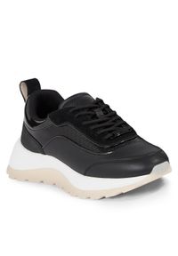 Calvin Klein Sneakersy 2 Piece Runner S Lace Up-Nano Mn HW0HW01644 Czarny. Kolor: czarny. Materiał: skóra #1