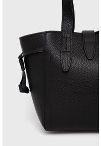 Furla torebka skórzana Net kolor czarny. Kolor: czarny. Materiał: skórzane. Rodzaj torebki: na ramię #4