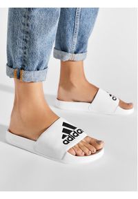 Adidas - adidas Klapki adilette Shower GZ3775 Biały. Kolor: biały. Materiał: skóra #7