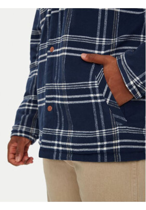Wrangler Kurtka przejściowa Casey 112357279 Niebieski Relaxed Fit. Kolor: niebieski. Materiał: bawełna