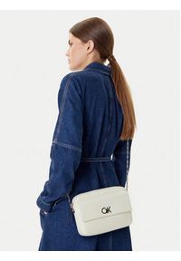 Calvin Klein Torebka Ck Re-Lock Pocket Camera Bag LV04F3102G Różowy. Kolor: różowy. Materiał: skórzane #3