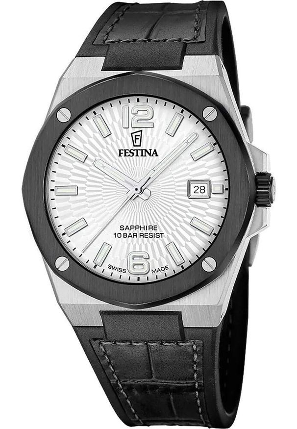 Zegarek męski Festina F22001-1 czarny. Kolor: czarny