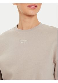 Reebok Bluza Fleece Coverup 100076068 Brązowy Regular Fit. Kolor: brązowy. Materiał: bawełna, syntetyk #3