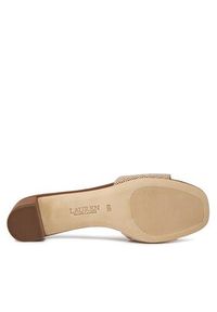 Lauren Ralph Lauren Klapki 802927401001 Brązowy. Kolor: brązowy. Materiał: materiał #2