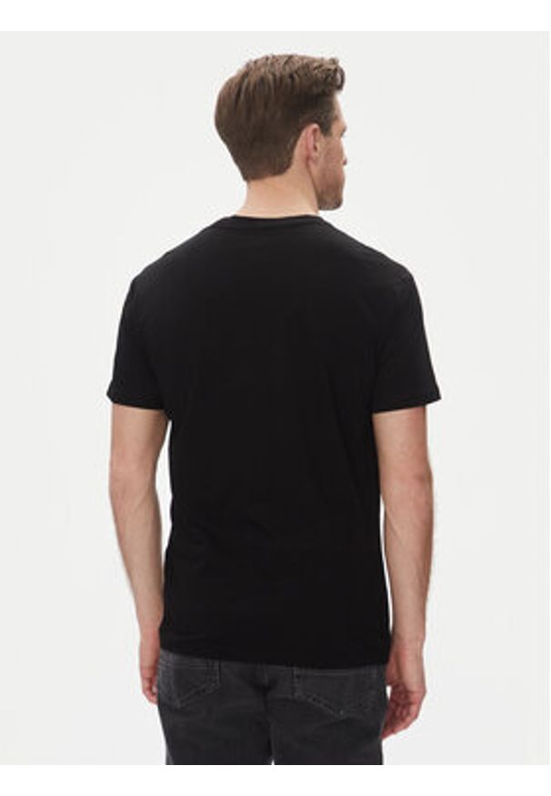 Armani Exchange T-Shirt XM000552 AF10356 UC001 Czarny Regular Fit. Kolor: czarny. Materiał: bawełna