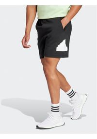 Adidas - adidas Szorty sportowe Future Icons IN3320 Czarny Regular Fit. Kolor: czarny. Materiał: bawełna, syntetyk. Styl: sportowy