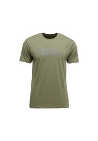 Koszulka Black Diamond Stacked. Kolor: czarny, zielony, wielokolorowy. Sport: turystyka piesza #1