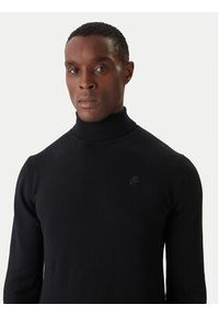 Karl Lagerfeld - KARL LAGERFELD Golf 655058 554399 Czarny Regular Fit. Typ kołnierza: golf. Kolor: czarny. Materiał: wełna