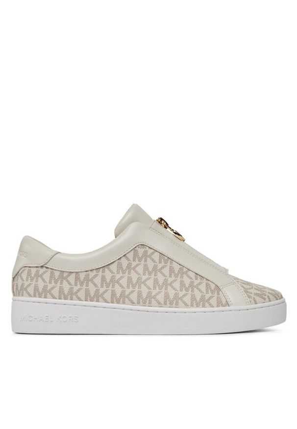 MICHAEL Michael Kors Sneakersy Keaton Zip Slip On 43R4KTFP2B Écru. Zapięcie: bez zapięcia. Materiał: materiał