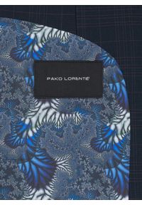 Pako Lorente - Granatowa marynarka garniturowa P22WF-3G-041-G-S. Kolor: niebieski. Materiał: tkanina. Wzór: kratka #4