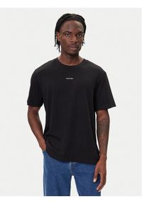 Calvin Klein Polo LV04LC241G Czarny Regular Fit. Typ kołnierza: polo. Kolor: czarny. Materiał: bawełna