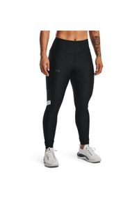 Spodnie treningowe damskie Under Armour Armour Mesh Panel. Kolor: czarny. Materiał: materiał, syntetyk