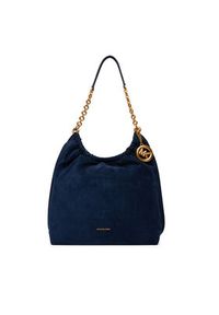 MICHAEL Michael Kors Torebka 30S6A15L7S Niebieski. Kolor: niebieski. Materiał: zamszowe, skórzane #5