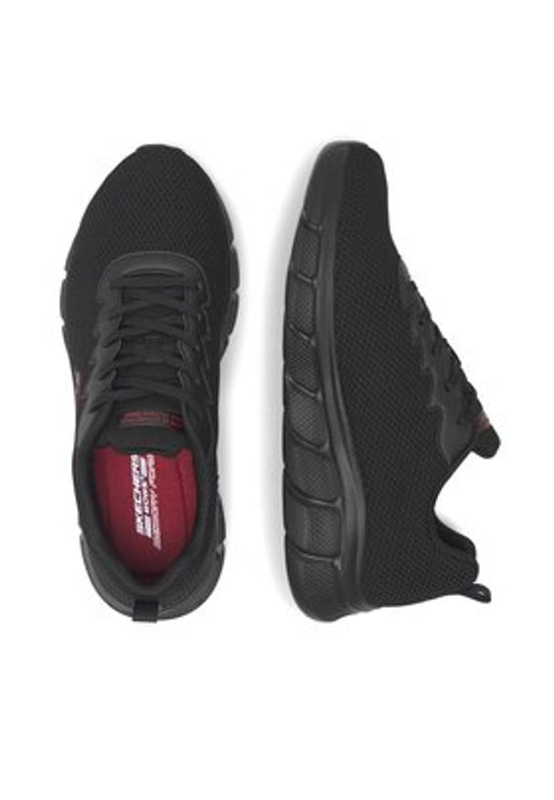 skechers - Skechers Sneakersy BOBS B FLEX 118106 BBK Czarny. Kolor: czarny. Materiał: materiał