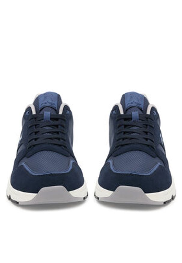Rieker Revolution Lifestyle Sneakersy U0905-14 Granatowy. Kolor: niebieski. Materiał: zamsz, skóra