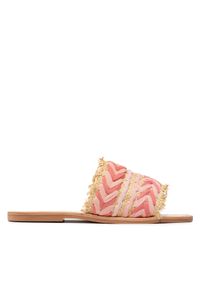 Manebi Klapki Leather Sandals S 8.3 Y0 Różowy. Kolor: różowy. Materiał: materiał