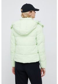 Calvin Klein Jeans kurtka J20J219007.9BYY damska kolor zielony zimowa. Okazja: na co dzień. Kolor: zielony. Materiał: poliester, włókno, materiał. Wzór: gładki. Sezon: zima. Styl: casual #7