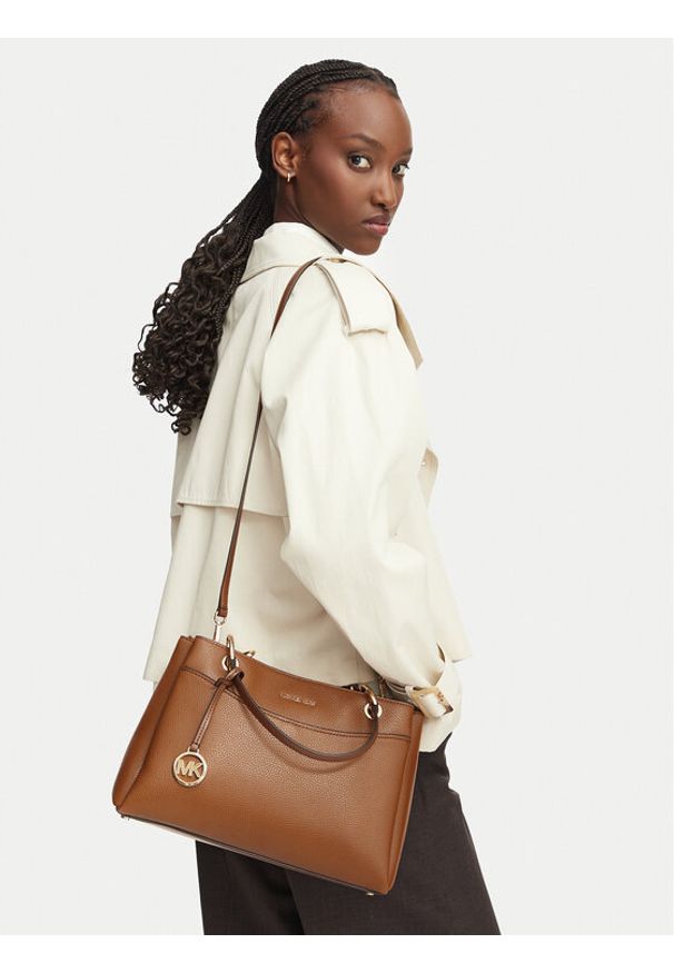 MICHAEL Michael Kors Torebka May 30T6GX5L8L Brązowy. Kolor: brązowy. Materiał: skórzane