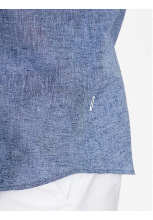 Lindbergh Koszula 30-203345A Niebieski Slim Fit. Kolor: niebieski. Materiał: bawełna