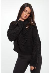 Liu Jo - Sweter damski z wełną LIU JO. Materiał: wełna #1