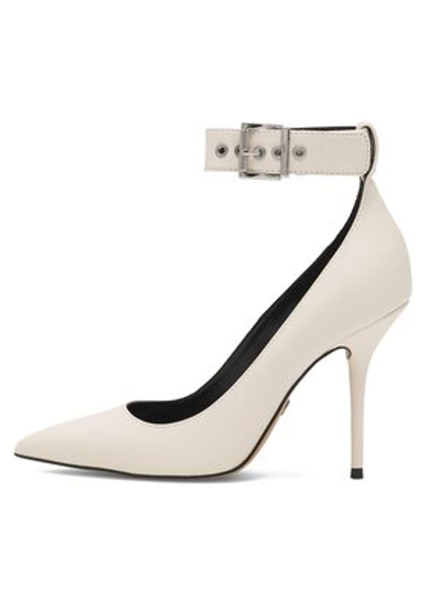 Nine West Szpilki SJ1487-2 Biały. Kolor: biały. Materiał: skóra. Obcas: na szpilce