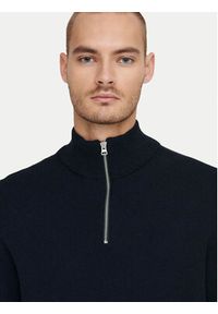 Only & Sons Sweter 22023210 Granatowy Regular Fit. Kolor: niebieski. Materiał: bawełna