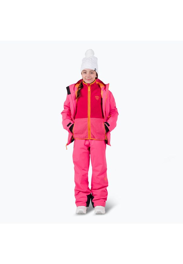 Bluza dziecięca Rossignol Jr Alltrack Fleece. Kolor: różowy