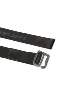Calvin Klein Jeans Pasek Męski Slider Logo Webbing 35Mm K50K510153 Czarny. Kolor: czarny. Materiał: materiał