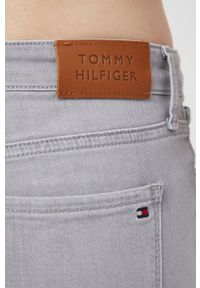 TOMMY HILFIGER - Tommy Hilfiger jeansy ITY damskie medium waist. Kolor: szary