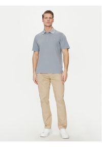 Jack & Jones - Jack&Jones Polo William 12257315 Błękitny Regular Fit. Typ kołnierza: polo. Kolor: niebieski. Materiał: bawełna #4