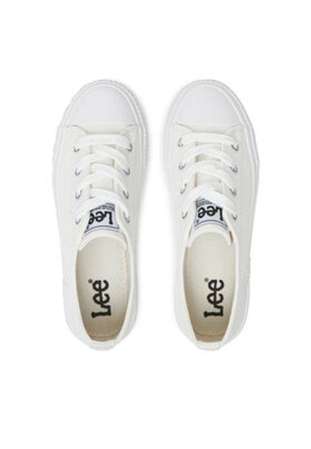 Lee Trampki Isla C Women Low 50251001.1FG Biały. Kolor: biały. Materiał: materiał
