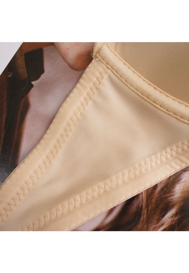 Intica - Biustonosz push-up z fiszbinami regulowanymi ramiączkami Dorthey. Kolor: beżowy. Materiał: materiał. Rodzaj stanika: push-up, biustonosz z fiszbinami