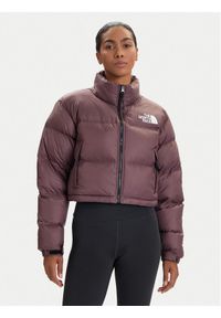The North Face Kurtka puchowa Nuptse NF0A5GGE Fioletowy Regular Fit. Kolor: fioletowy. Materiał: syntetyk
