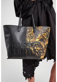 Versace Jeans Couture - Torebka VERSACE JEANS COUTURE. Wzór: nadruk, aplikacja