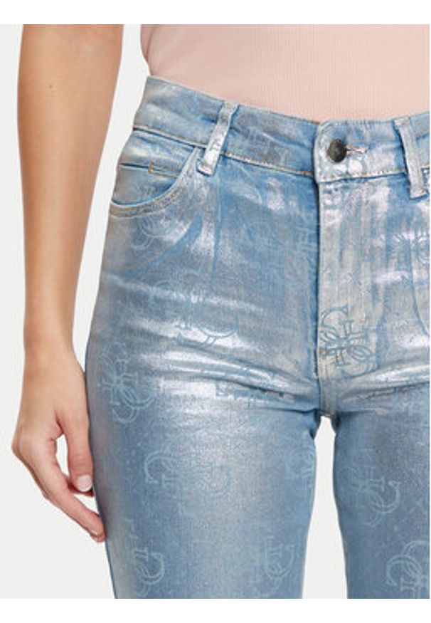 Guess Jeansy W5RA0J D5JS1 Niebieski Regular Fit. Kolor: niebieski