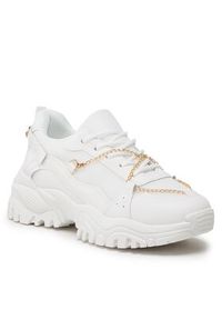 DeeZee Sneakersy TS5237-01 Biały. Kolor: biały. Materiał: materiał
