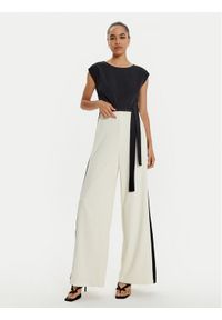 DKNY Kombinezon DD4E154B Écru Wide Leg. Materiał: syntetyk