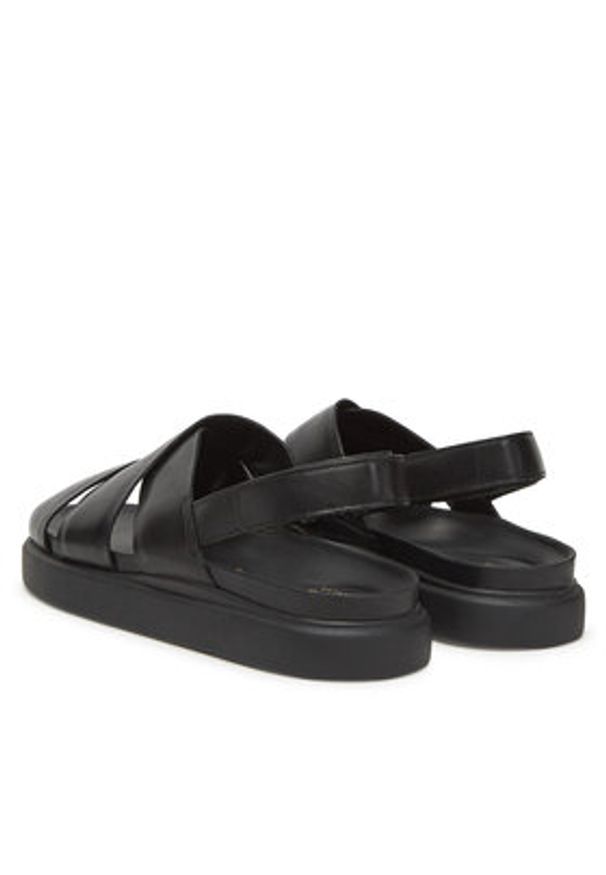 Clarks Sandały Aristella Sun 26181255 Czarny. Kolor: czarny. Materiał: skóra