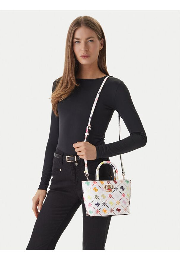 Guess Torebka HWGM99 28750 Biały. Kolor: biały. Materiał: skórzane