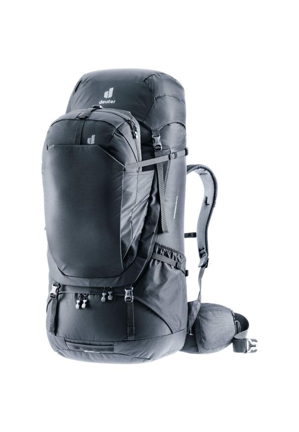 Plecak podróżny Deuter Voyager 65+10 - black. Kolor: czarny. Styl: sportowy