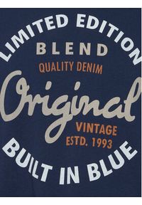 Blend Longsleeve 20715771 Granatowy Regular Fit. Kolor: niebieski. Materiał: bawełna. Długość rękawa: długi rękaw