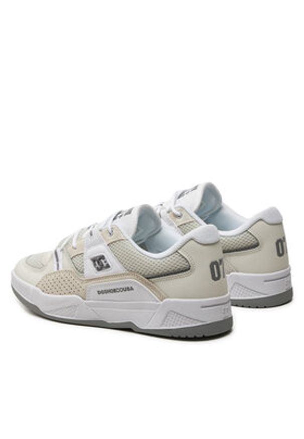 DC Sneakersy Construct ADYS100822 Biały. Kolor: biały. Materiał: skóra