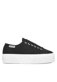 Superga Tenisówki 3790 Platform S3134MW Czarny. Kolor: czarny. Materiał: materiał. Obcas: na platformie #1